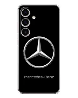 Чехол для Samsung Galaxy M56 с картинкой «Mercedes Silver Logo»