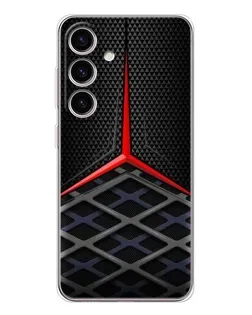Чехол для Samsung Galaxy M56 с картинкой «Mercedes Carbon Grid»