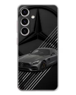 Чехол для Samsung Galaxy M56 с картинкой «Mercedes AMG — графика»