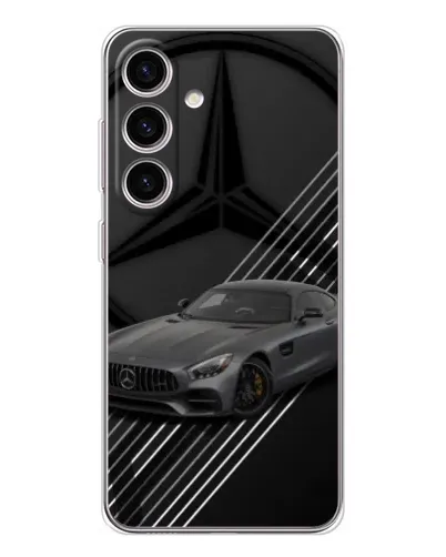 Чехол для Samsung Galaxy M56 с картинкой «Mercedes AMG — графика»