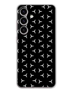 Чехол для Samsung Galaxy M56 с картинкой «Mercedes паттерн звезд»