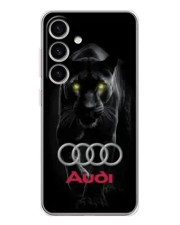 Чохол для Samsung Galaxy M56 з картинкою «Пантера та Audi»