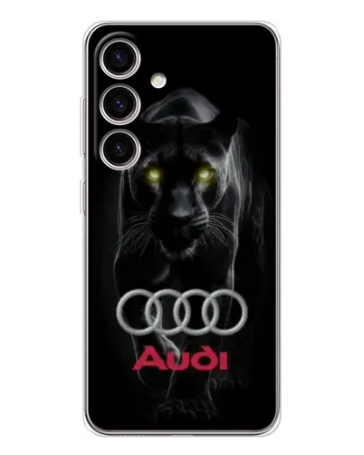 Чохол для Samsung Galaxy M56 з картинкою «Пантера та Audi» Чохол для Samsung Galaxy M56 з картинкою «Пантера та Audi»
