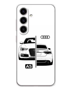 Чохол для Samsung Galaxy M56 з картинкою «Audi — контрастний дизайн»
