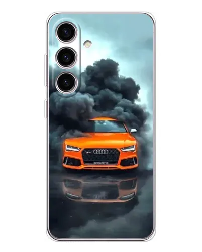 Чохол для Samsung Galaxy M56 з картинкою «Audi у хмарах диму» Чохол для Samsung Galaxy M56 з картинкою «Audi у хмарах диму»