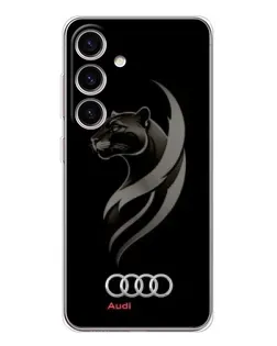 Чохол для Samsung Galaxy M56 з картинкою «Графіка — пантера та Audi»