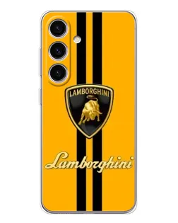 Чехол для Samsung Galaxy M56 с картинкой «Lamborghini Stripe желтый»