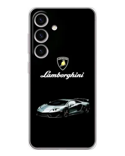 Чехол для Samsung Galaxy M56 с картинкой «Логотип Lamborghini классика»