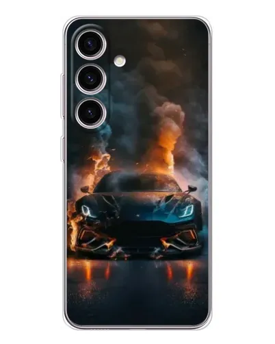 Чехол для Samsung Galaxy M56 с картинкой «Lamborghini дымная эстетика»
