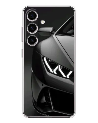 Чехол для Samsung Galaxy M56 с картинкой «Lamborghini фары детализация»