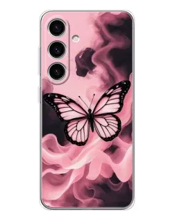 Чохол для Samsung Galaxy M56 з картинкою «Метелик у диму» Чохол для Samsung Galaxy M56 з картинкою «Метелик у диму»