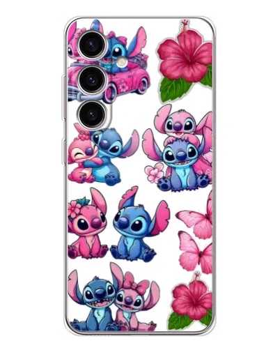 Чохол для Samsung Galaxy M56 з картинкою «Стікери Stitch та Angel» Чохол для Samsung Galaxy M56 з картинкою «Стікери Stitch та Angel»