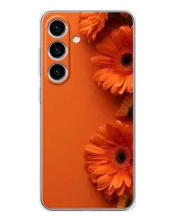 Чохол для Samsung Galaxy M56 з картинкою «Помаранчеві гербери»