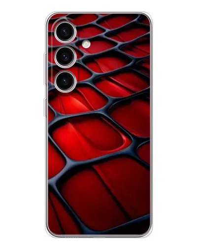 Чехол для Samsung Galaxy M56 с картинкой «Красная глянцевая сетка» Чехол для Samsung Galaxy M56 с картинкой «Красная глянцевая сетка»