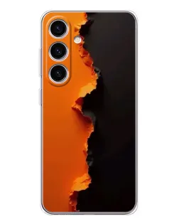 Чехол для Samsung Galaxy M56 с картинкой «Оранжевый разлом» Чехол для Samsung Galaxy M56 с картинкой «Оранжевый разлом»