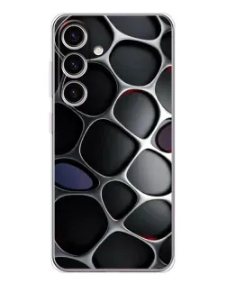 Чехол для Samsung Galaxy M56 с картинкой «Объемная темная решетка» Чехол для Samsung Galaxy M56 с картинкой «Объемная темная решетка»
