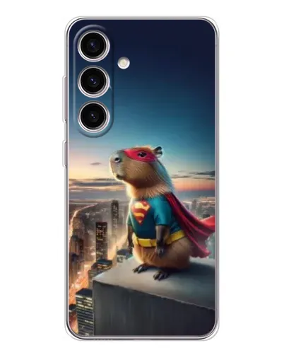 Чехол для Samsung Galaxy M56 с картинкой «Капи-мен супергерой» Чехол для Samsung Galaxy M56 с картинкой «Капи-мен супергерой»