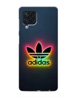 Чехол для Samsung Galaxy M62 с картинкой «Неоновый Adidas»