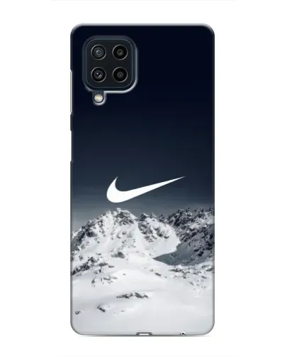 Чехол для Samsung Galaxy M62 с картинкой «Nike — зимние горы» Чехол для Samsung Galaxy M62 с картинкой «Nike — зимние горы»
