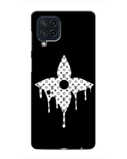 Чехол для Samsung Galaxy M62 с картинкой «Цветочная монограмма»