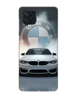 Чехол для Samsung Galaxy M62 с картинкой «BMW в белом дыму»