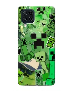Чехол для Samsung Galaxy M62 с картинкой «Криперы Minecraft»