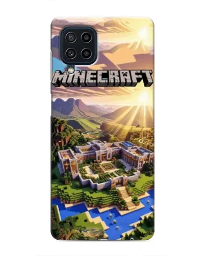 Чехол для Samsung Galaxy M62 с картинкой «Minecraft панорама»