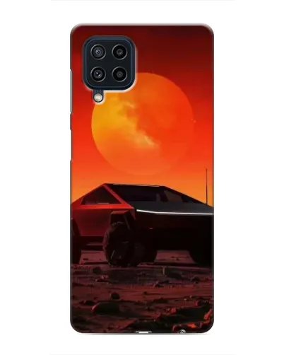 Чехол для Samsung Galaxy M62 с картинкой «Cybertruck на Марсе»