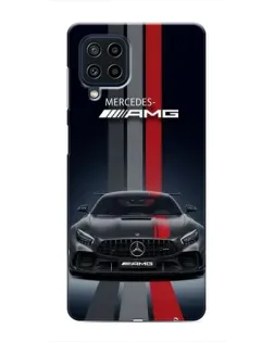 Чехол для Samsung Galaxy M62 с картинкой «Mercedes — белый карбон»