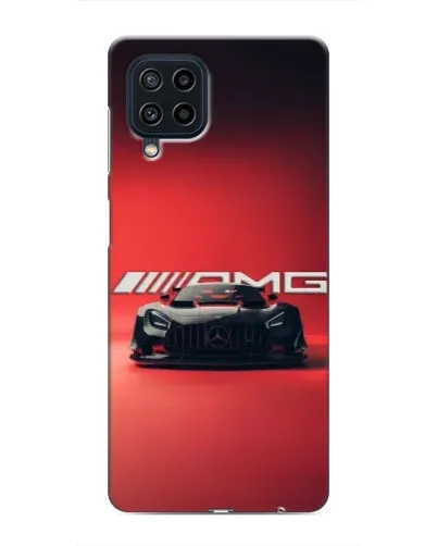 Чехол для Samsung Galaxy M62 с картинкой «Mercedes AMG — красная линия»