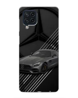Чехол для Samsung Galaxy M62 с картинкой «Mercedes AMG — графика»