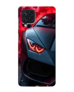 Чехол для Samsung Galaxy M62 с картинкой «Lamborghini красное сияние»