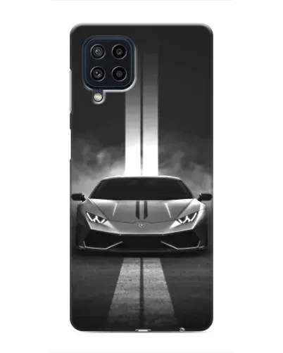 Чехол для Samsung Galaxy M62 с картинкой «Lamborghini симметрия дорог»