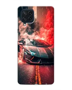 Чехол для Samsung Galaxy M62 с картинкой «Lamborghini красный дым» Чехол для Samsung Galaxy M62 с картинкой «Lamborghini красный дым»