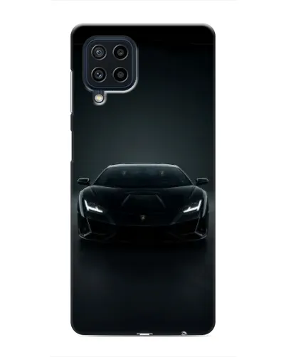 Чехол для Samsung Galaxy M62 с картинкой «Черный Lamborghini Aventador»