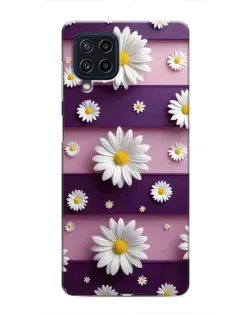 Чехол для Samsung Galaxy M62 с картинкой «Ромашки на фиолетовом» Чехол для Samsung Galaxy M62 с картинкой «Ромашки на фиолетовом»