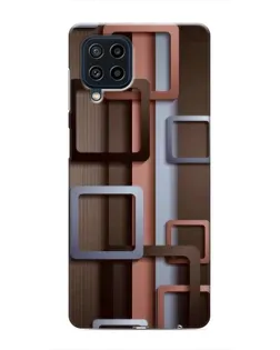 Чохол для Samsung Galaxy M62 з картинкою «Коричневі об'ємні квадрати» Чохол для Samsung Galaxy M62 з картинкою «Коричневі об'ємні квадрати»