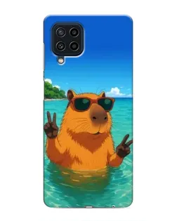 Чехол для Samsung Galaxy M62 с картинкой «Морская капибара»