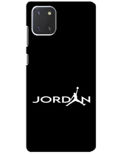 Чехол для Samsung Galaxy Note 10 Lite с картинкой «Jordan White Logo» Чехол для Samsung Galaxy Note 10 Lite с картинкой «Jordan White Logo»