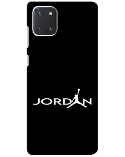 Чехол для Samsung Galaxy Note 10 Lite с картинкой «Jordan White Logo» Чехол для Samsung Galaxy Note 10 Lite с картинкой «Jordan White Logo»