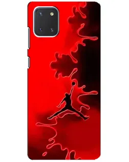 Чехол для Samsung Galaxy Note 10 Lite с картинкой «Jordan Red Smoke» Чехол для Samsung Galaxy Note 10 Lite с картинкой «Jordan Red Smoke»