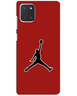 Чехол для Samsung Galaxy Note 10 Lite с картинкой «Jordan Red Back» Чехол для Samsung Galaxy Note 10 Lite с картинкой «Jordan Red Back»