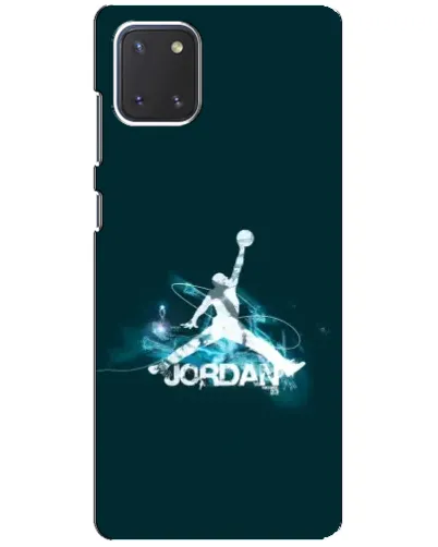 Чехол для Samsung Galaxy Note 10 Lite с картинкой «Jordan Blue Fire» Чехол для Samsung Galaxy Note 10 Lite с картинкой «Jordan Blue Fire»