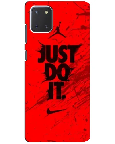 Чехол для Samsung Galaxy Note 10 Lite с картинкой «Nike Just Do It» Чехол для Samsung Galaxy Note 10 Lite с картинкой «Nike Just Do It»