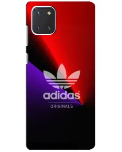 Чехол для Samsung Galaxy Note 10 Lite с картинкой «Adidas Red Neon» Чехол для Samsung Galaxy Note 10 Lite с картинкой «Adidas Red Neon»