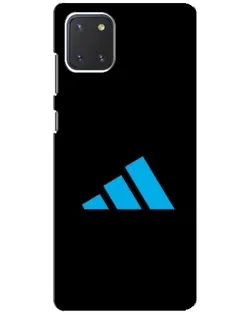 Чехол для Samsung Galaxy Note 10 Lite с картинкой «Adidas Cyan Logo» Чехол для Samsung Galaxy Note 10 Lite с картинкой «Adidas Cyan Logo»