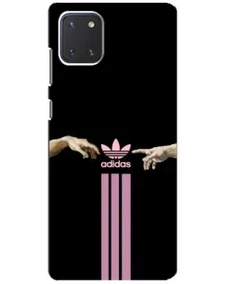 Чехол для Samsung Galaxy Note 10 Lite с картинкой «Adidas Hands» Чехол для Samsung Galaxy Note 10 Lite с картинкой «Adidas Hands»