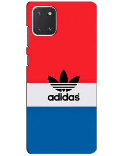 Чехол для Samsung Galaxy Note 10 Lite с картинкой «Ретро блоки Adidas» Чехол для Samsung Galaxy Note 10 Lite с картинкой «Ретро блоки Adidas»