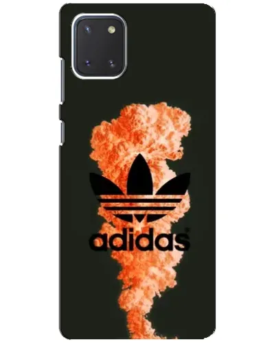 Чехол для Samsung Galaxy Note 10 Lite с картинкой «Оранжевый дым Adidas» Чехол для Samsung Galaxy Note 10 Lite с картинкой «Оранжевый дым Adidas»