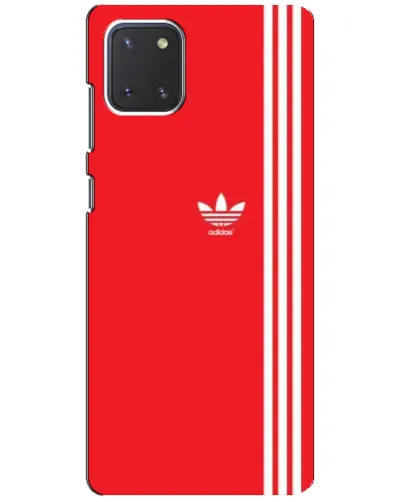 Чехол для Samsung Galaxy Note 10 Lite с картинкой «Красный минимализм Adidas» Чехол для Samsung Galaxy Note 10 Lite с картинкой «Красный минимализм Adidas»